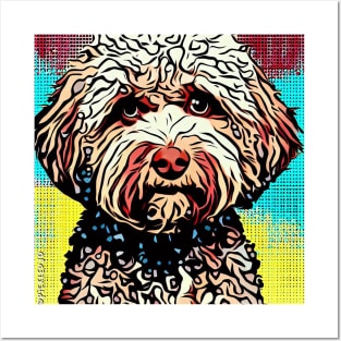 Poodle Cross Pop Art Posters and Art